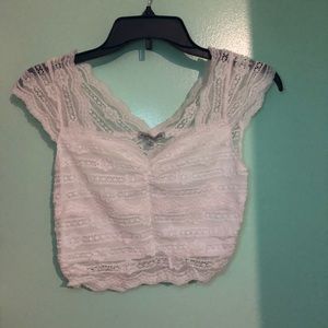 Charlotte Russe Lace Crop